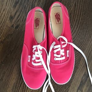Red Vans, Gently Used